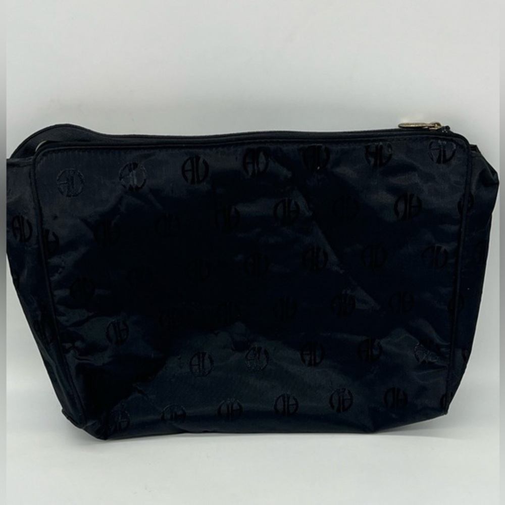 adrienne vittadini toiletry bag monogrammed black